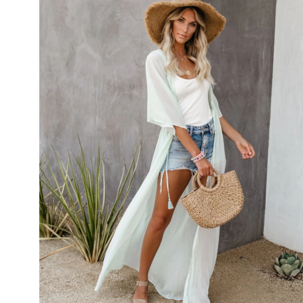 NATALIE Chiffon Kimono - Picture 4 of 8